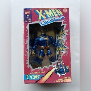 Vintage 1994 X-Men Marvel Comics Metallic Mutants Cyclops Action Figure